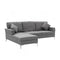 Sofa Couch Lounge L Shape With Right Chaise Seat