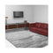 Soft Shaggy Light Grey Hallway Runner Rug