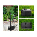 Solar Powered Pond Pump Outdoor Waterfall