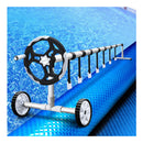 Solar Swimming Pool Cover Blanket Roller Wheel Adjustable 800X420Cm
