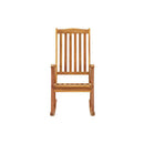 Solid Acacia Wood Rocking Chair