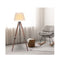 Solid Wood Tripod Floor Lamp Adjustable Height