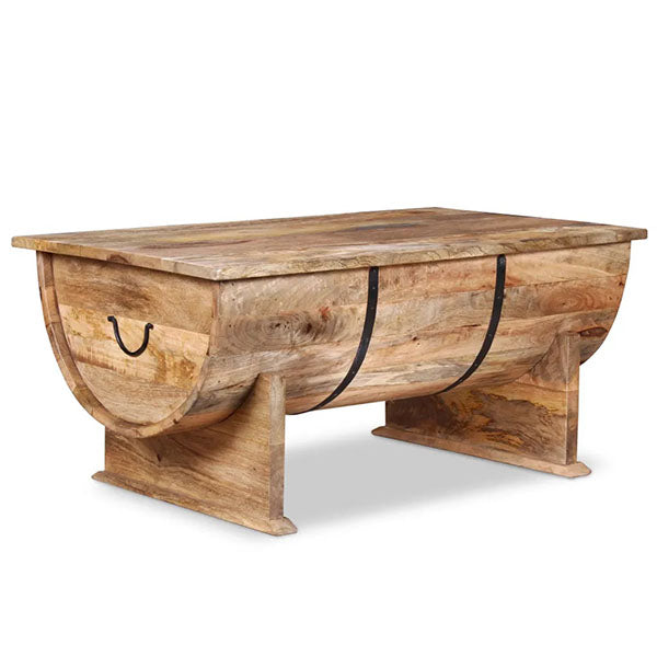 Solid Mango Wood Coffee Table 88x50x40cm