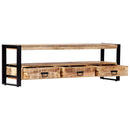 Solid Mango Wood TV Cabinet 150x30x45cm