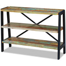 Solid Reclaimed Wood 3-Shelf Sideboard