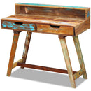 Solid Reclaimed Wood 2-Drawer Desk