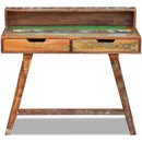 Solid Reclaimed Wood 2-Drawer Desk