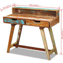 Solid Reclaimed Wood 2-Drawer Desk