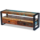 Solid Reclaimed Wood TV Cabinet