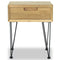 Solid Teak Bedside Cabinet 40x30x50cm