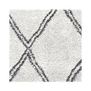 Sorento Shaggy Cream Hallway Runner Rug