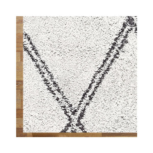 Sorento Shaggy Cream Hallway Runner Rug