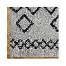 Sorento Shaggy Grey Hallway Runner Non Shedding Rug