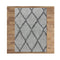 Sorento Shaggy Grey Hallway Runner Rug