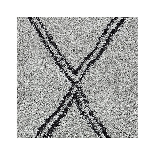 Sorento Shaggy Grey Hallway Runner Rug