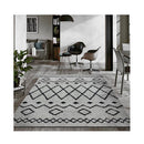 Sorento Shaggy Grey Non Shedding Rug