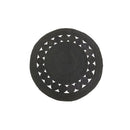 Speckle Rose Black Rug 240Rnd