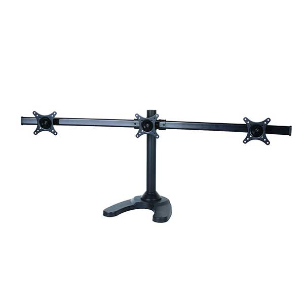 Speed Curved Three Monitor Desk Stand