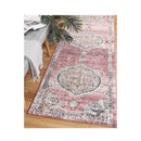 Spice Void Emblem Transitional Pink Rug