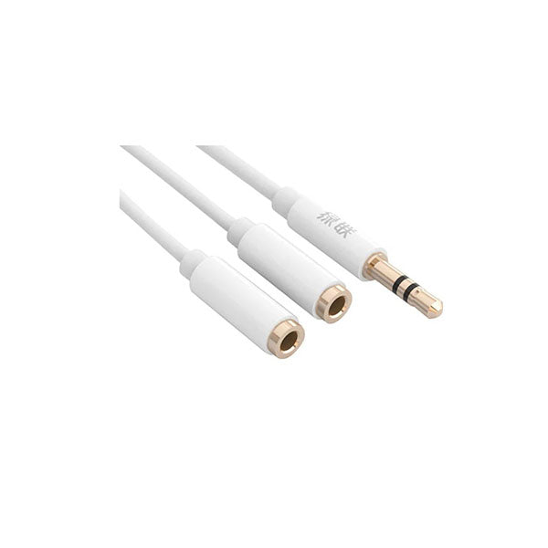 UGREEN Premium 3.5mm Male to 2 x 3.5mm Female Slim Splitter Cable