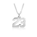 Sports Number Necklace