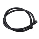 Square Handheld Shower Head With Stainless Steel Shower Hose Black