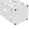 Square Umbrella Stand Storage Holder Steel 48.5 Cm - White