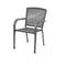 Stackable Garden Chairs 2 Pcs Steel Grey