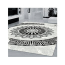 Stain Resistant Boston Grey Hallway Runner Rug