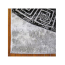 Stain Resistant Boston Grey Hallway Runner Rug