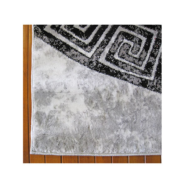 Stain Resistant Boston Grey Hallway Runner Rug