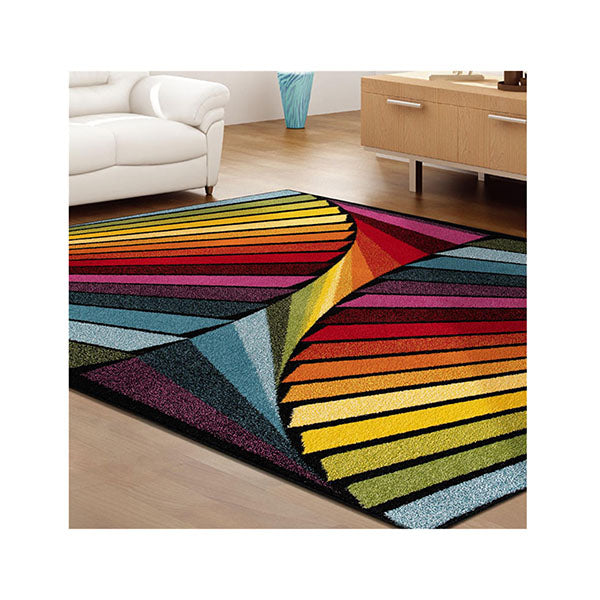 Stain Resistant Galaxy Multi Contemporary Rug