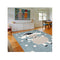 Stain Resistant Kidszoo Blue Rug