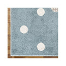 Stain Resistant Kidszoo Blue Rug