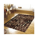 Stain Resistant Ruby Brown Rug