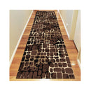 Stain Resistant Ruby Brown Rug