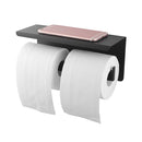 Double Toilet Paper Holder Rack Bathroom Tissue Roll Holder Storage