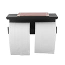 Double Toilet Paper Holder Rack Bathroom Tissue Roll Holder Storage