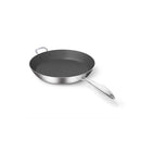 Stainless Steel 34Cm Frying Pan Induction Non Stick Interior