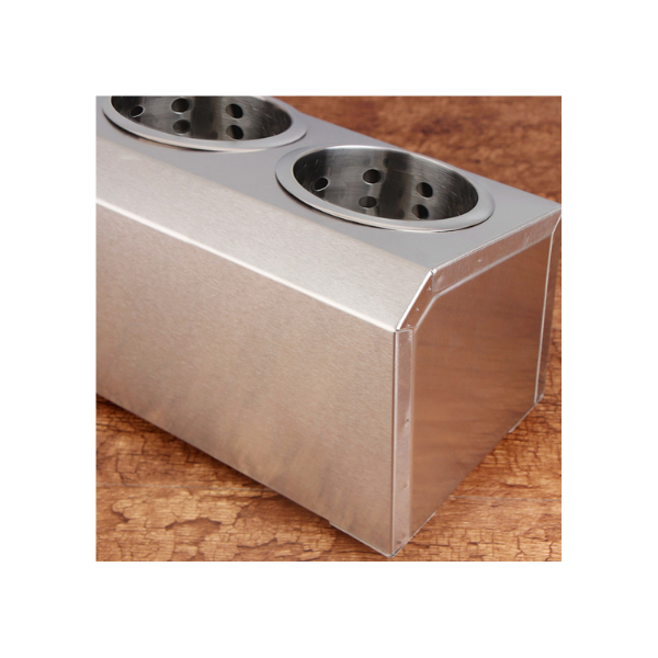 Stainless Steel Cutlery Holder With 5 Holes