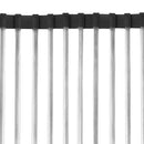 Stainless Steel Sink Kitchen Dish Drainer Foldable Drying Roll Up Rack