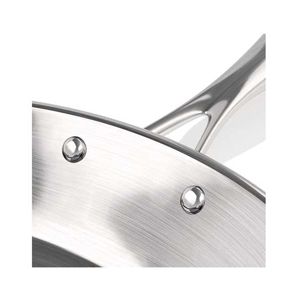 Stainless Steel Fry Pan 28Cm Frying Pan Top Grade Induction Cooking