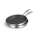 Stainless Steel Fry Pan Induction Non Stick Interior