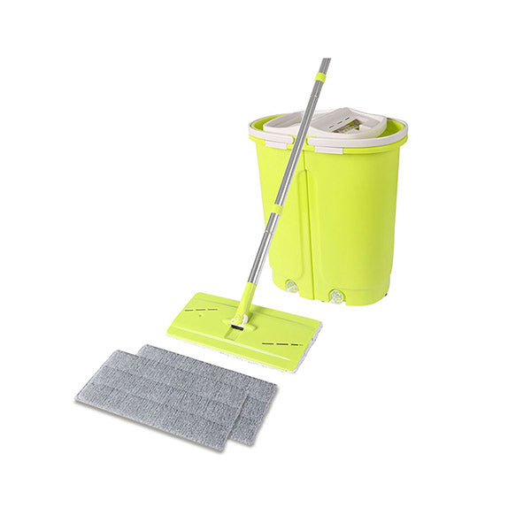 Stainless Steel Microfiber Mop Bucket Floor Cleaner Set