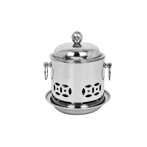 Stainless Steel Mini Asian Buffet Hot Pot Stove With Lid