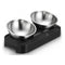 Stainless Steel Pet Bowl Water Bowls Portable Anti Slip Skid Feeder