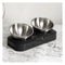 Stainless Steel Pet Bowl Water Bowls Portable Anti Slip Skid Feeder