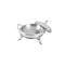 Stainless Steel Round Buffet Food Warmer With Glass Top Lid