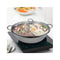 Stainless Steel Twin Mandarin Duck Hot Pot Induction With Lid