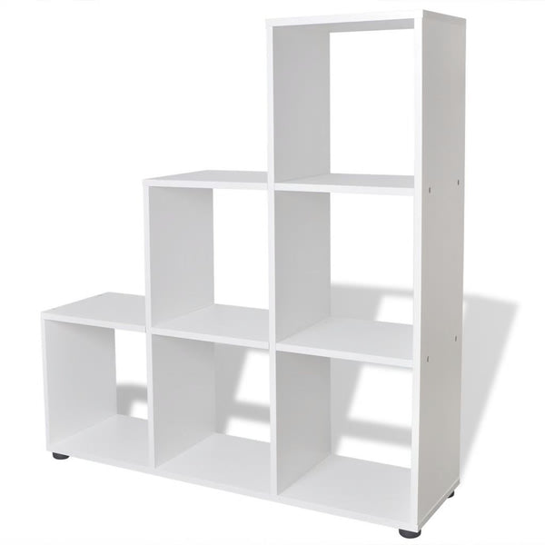 Staircase Bookcase / Display Shelf 107 Cm - White